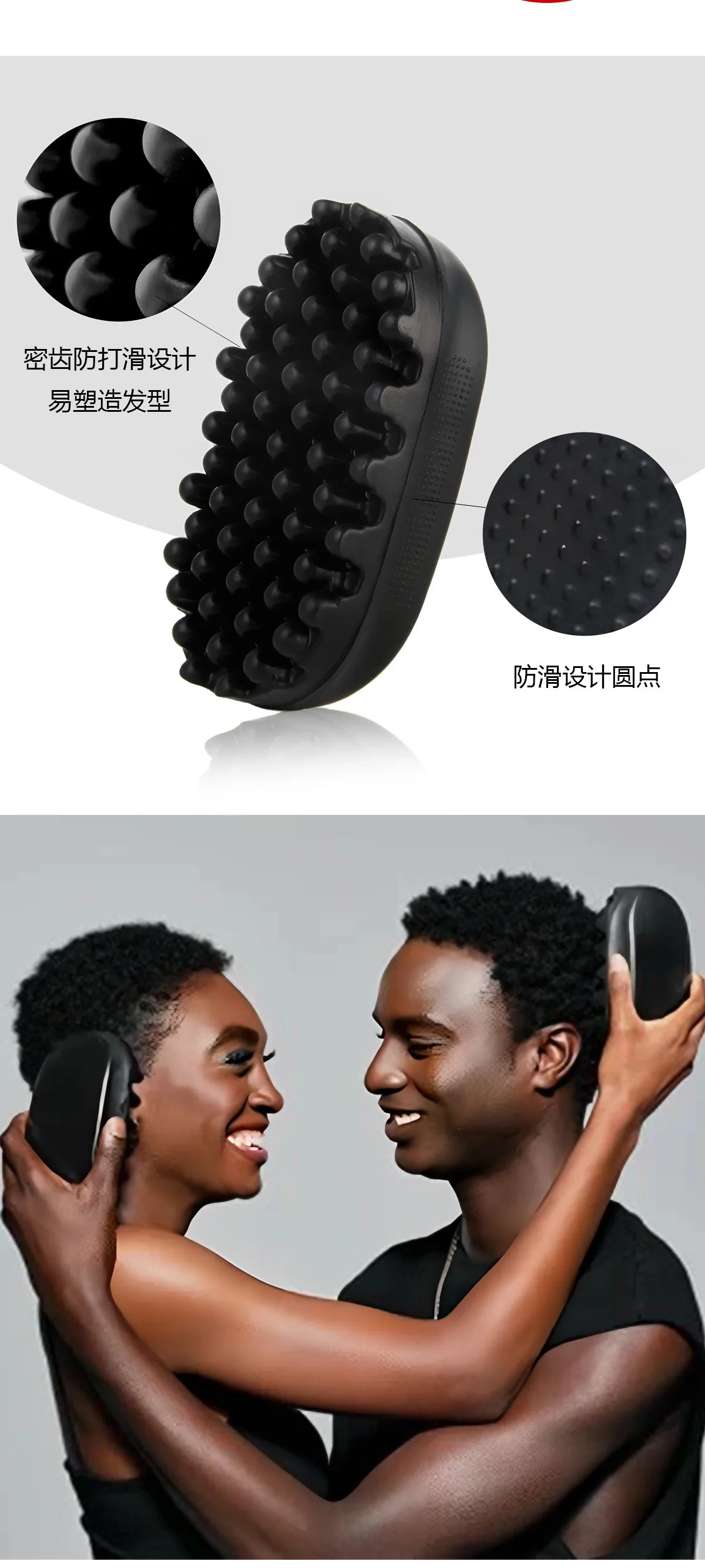 Professional Curly Hair Sponge Twist Brush Magic African Coil Wave Dreadlock Natural Hairbrush Afro Hair Styling Tool Salon