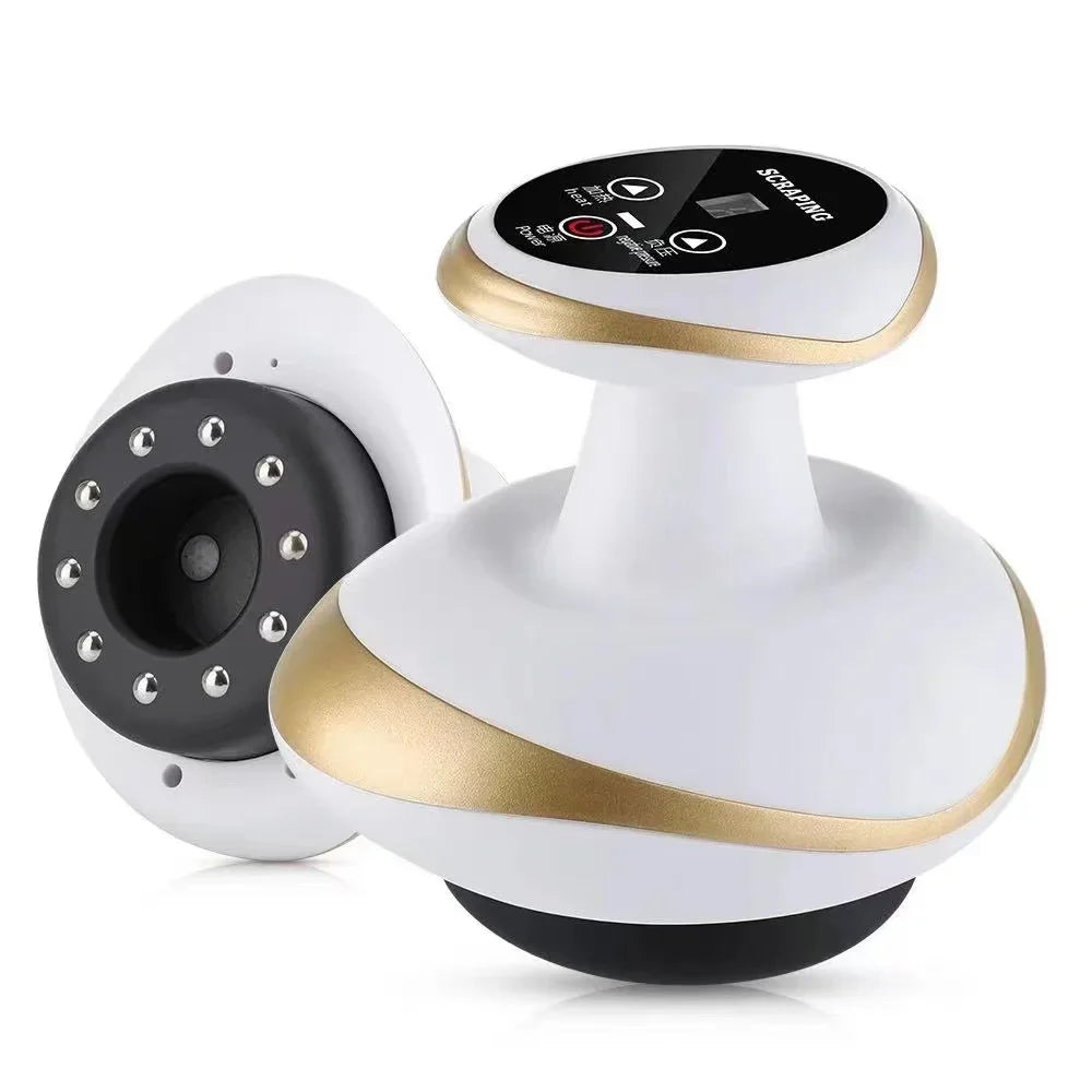 Electric Massage Meridian Brush Universal Body Dredging Cupping Scraping Instrument Abdominal And Back Massager For Home