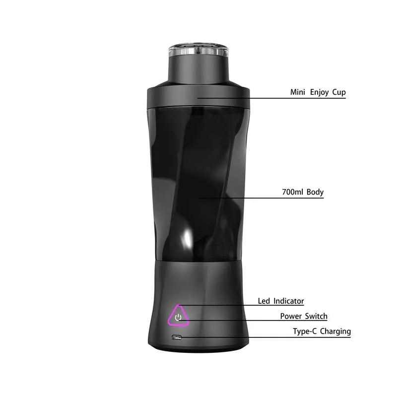 Wholesale Electric Rechargeable Personal Juicer Cup Portable USB Battery Operated Smoothie Push Button UK Outdoor Household