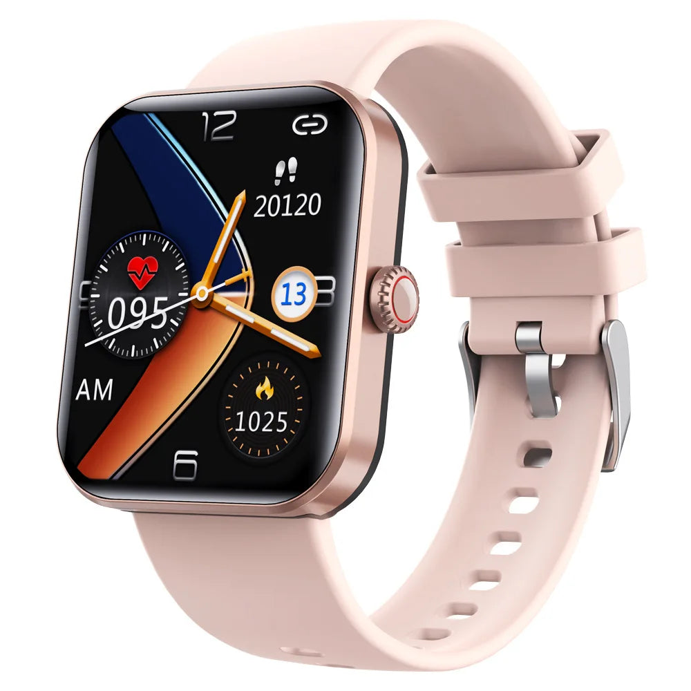 Temperature Monitoring Touch Screen Blood Pressure Tracker Wearable Device Smartwatch Sports Fitness Tracker Voice Call Watch
