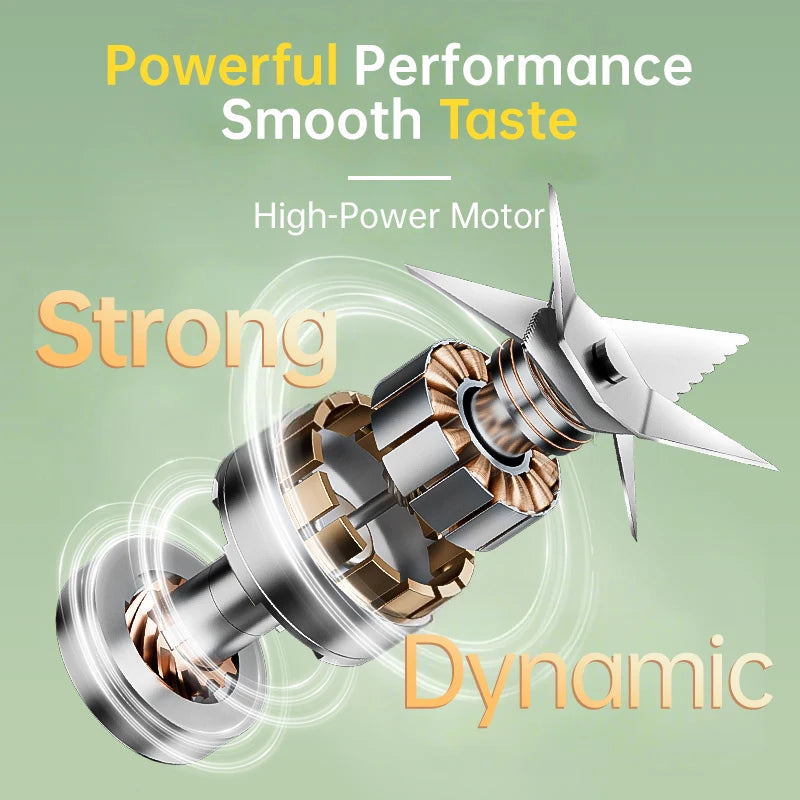 Mini Portable Juicer Bottle USB Charging Electric Juice Cup Home Multi-functional Automatic Fruit Blender For Home Kitchen