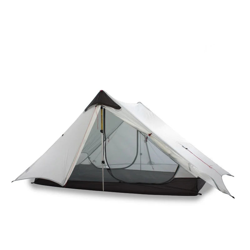 2024 New Version FLAME'S CREED LanShan 2 Person Oudoor Ultralight Camping Tent 3 Season Professional 15D Silnylon Rodless Tent