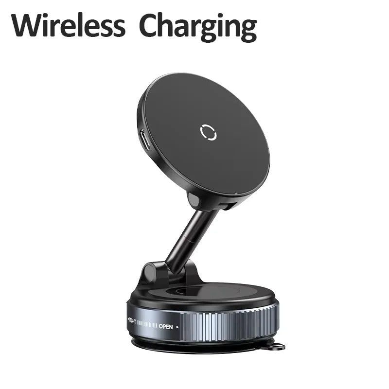 Magnetic Car Phone Holder 360° Rotation Folding With Vacuum Suction Cup. Car/Gym/Driving Phone Holder