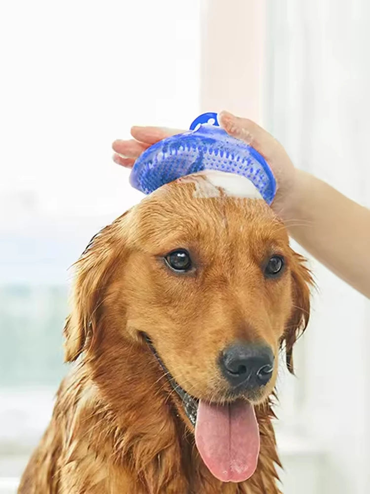 all in one pet grooming and massage brush