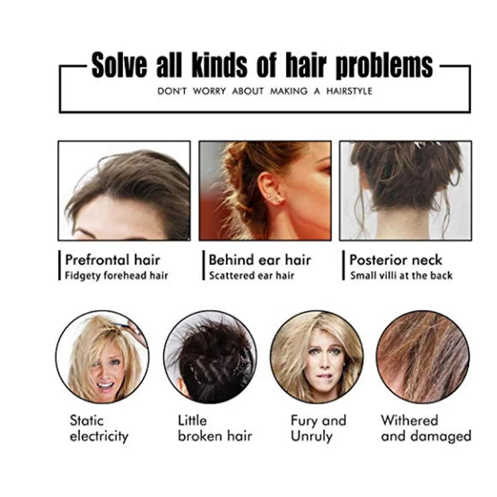 Broken Hair Finishing Cream Hair Wax Stick Refreshing Gel Durable Styling Cream Anti-hairiness Hairless Fringe Styling Tool