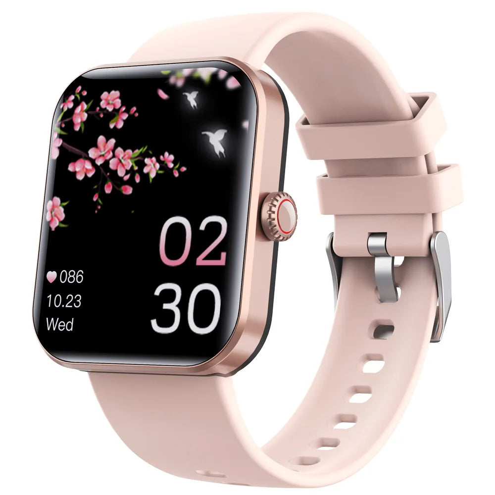 Temperature Monitoring Touch Screen  Blood Pressure Tracker Wearable Device Smartwatch Sports Fitness Tracker Voice Call Watch