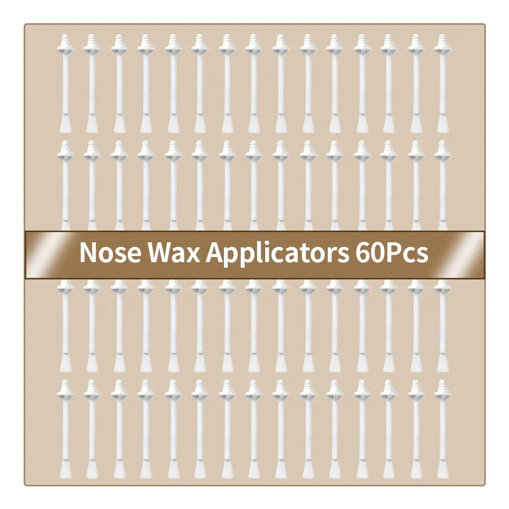 Nose Wax Sticks 100/60/40/10PCS Nose Wax Applicators For Painless Nose Hair Removal Tool Wax Accessories Beeswax Safe