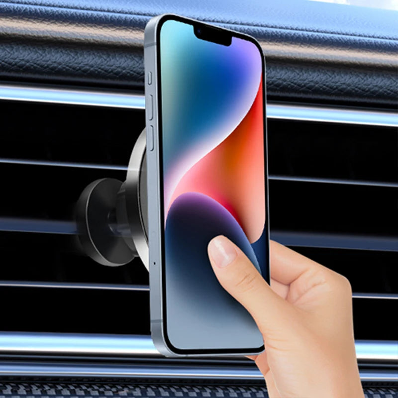 Strong Magnetic Car Cellphone Holder for Magsafe Stand Instrument Panel Magnet Accessories Vent Support for Samsung iPhone 14 15