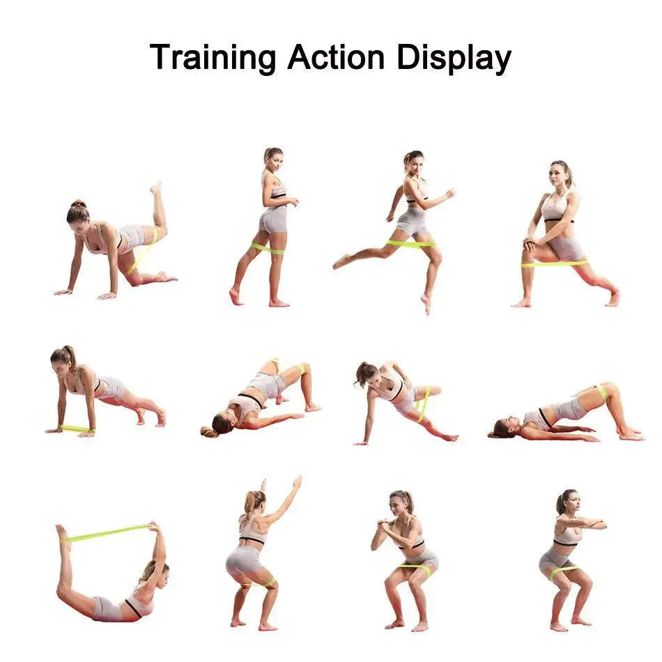 5× TPE Resistance Bands Fitness Set Rubber Loop Bands Strength Training Workout Expander Yoga Gym Equipment Elastic Rubber Loop