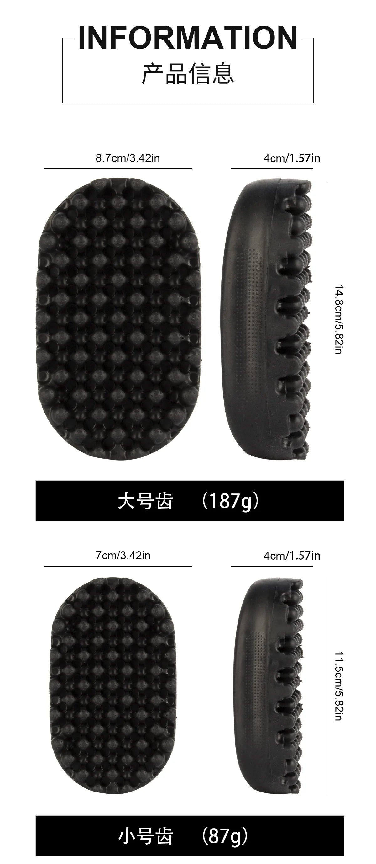 Professional Curly Hair Sponge Twist Brush Magic African Coil Wave Dreadlock Natural Hairbrush Afro Hair Styling Tool Salon