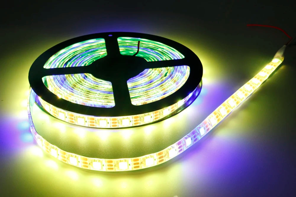 WS2812B LED Strip Individually Addressable Smart RGB LED Strip Waterproofith and 28Keys Bluetooth Music Controller Kit DC5V