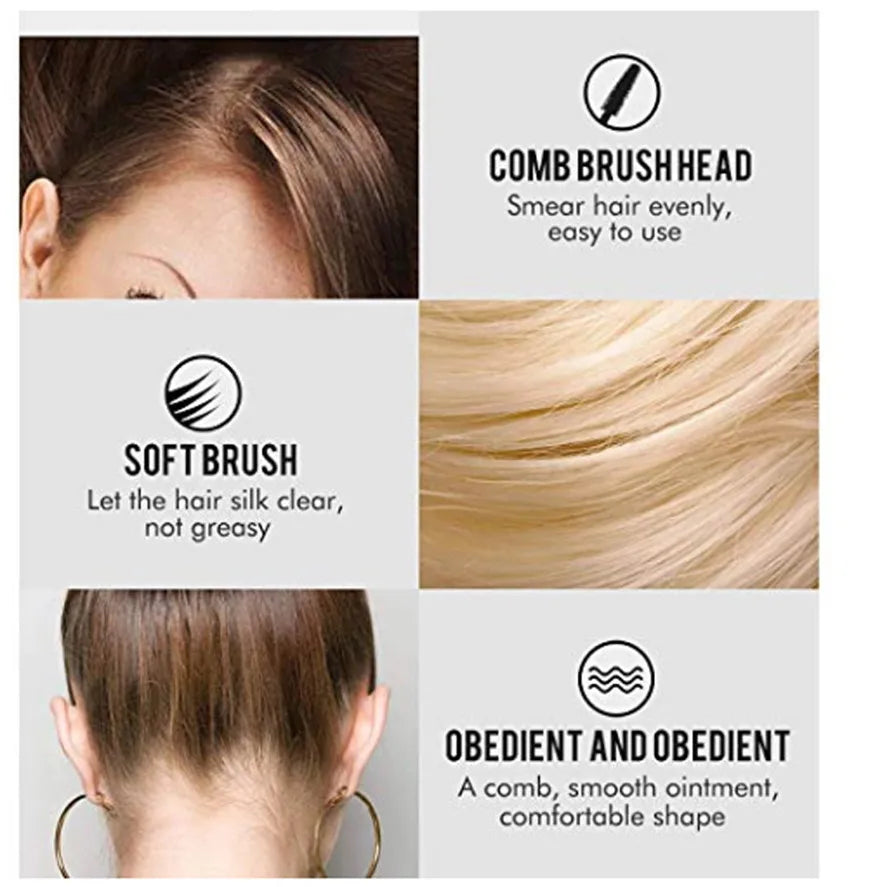 Broken Hair Finishing Cream Hair Wax Stick Refreshing Gel Durable Styling Cream Anti-hairiness Hairless Fringe Styling Tool