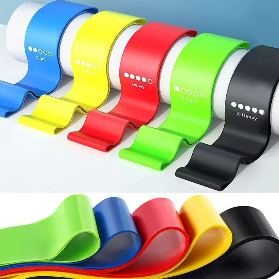 5× TPE Resistance Bands Fitness Set Rubber Loop Bands Strength Training Workout Expander Yoga Gym Equipment Elastic Rubber Loop