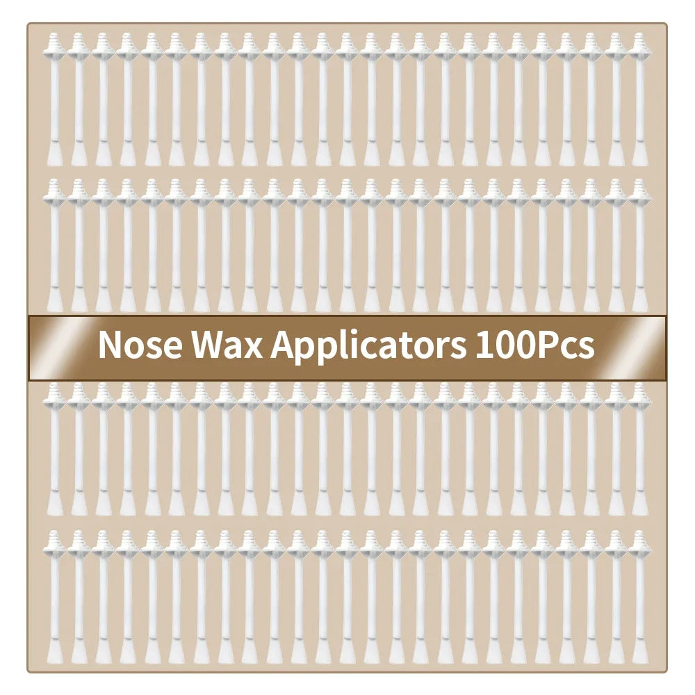 Nose Wax Sticks 100/60/40/10PCS Nose Wax Applicators For Painless Nose Hair Removal Tool Wax Accessories Beeswax Safe