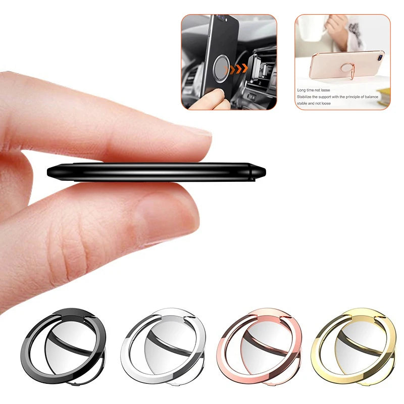 Universal Finger Ring Holder Magnetic Phone Holder Stand In Car Phone Holder Mobile Phones Magnet Pad Support Smartphone Socket