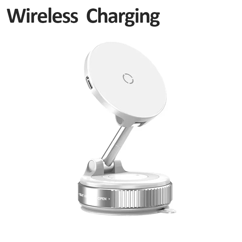 Magnetic Car Phone Holder 360° Rotation Folding With Vacuum Suction Cup. Car/Gym/Driving Phone Holder