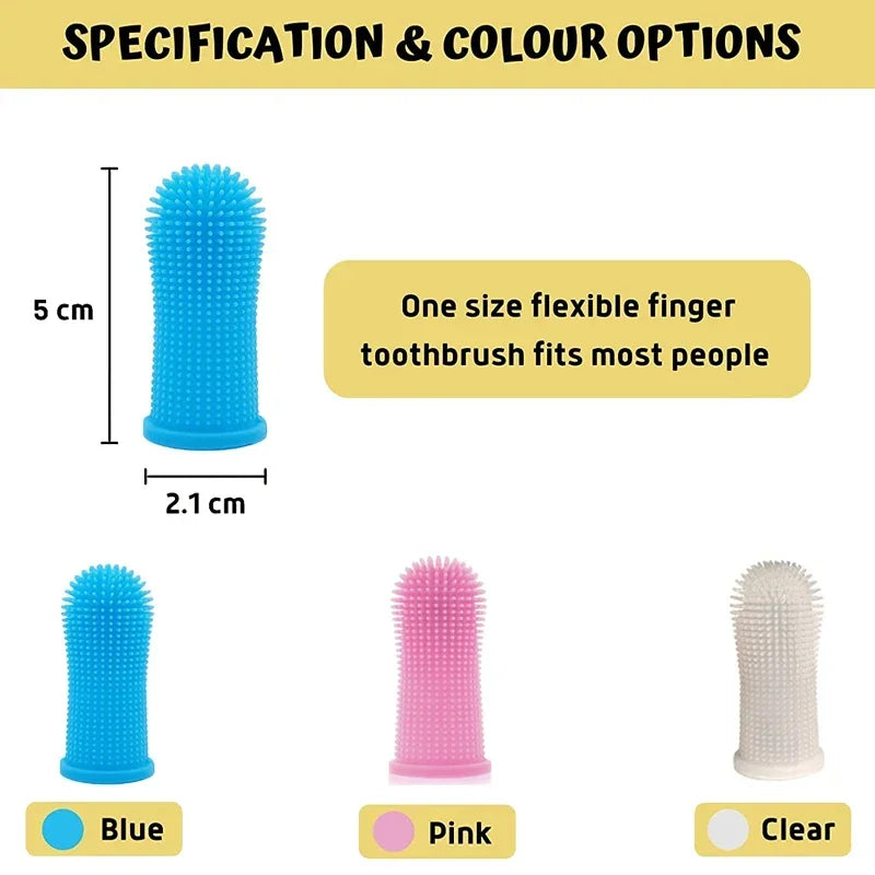 FUR SMILE soft dental finger brush