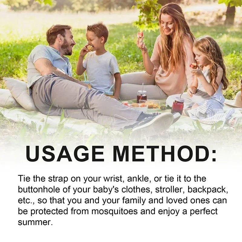 ‌Xiaomi Ultrasonic Mosquito Killer Wristband Wearable Physical & Ultrasonic Non-Chemical For Home&Outdoor Prevent Mosquito Bites