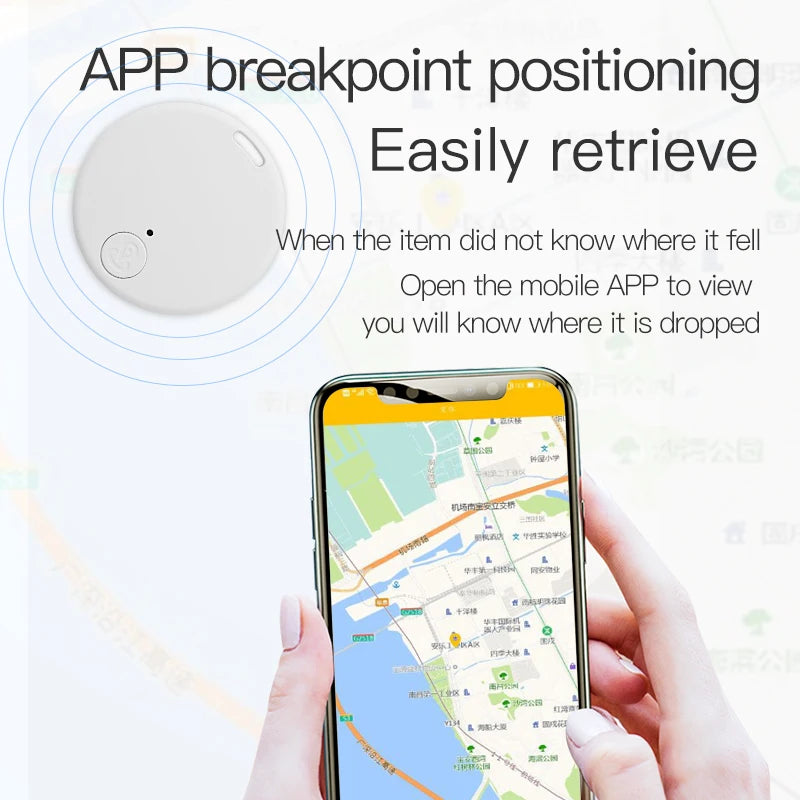 Mini GPS Locator AntiLost Alarm Wallet Keychain