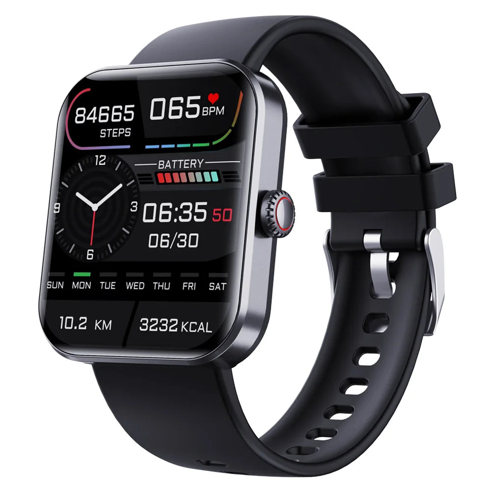 Temperature Monitoring Touch Screen  Blood Pressure Tracker Wearable Device Smartwatch Sports Fitness Tracker Voice Call Watch