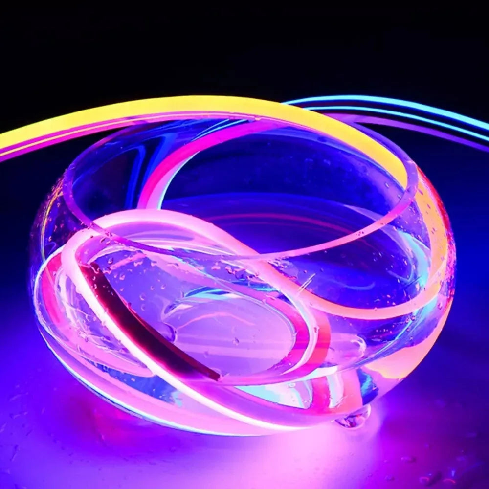 1-5m USB LED Strip Light RGB Neon Waterproof Flexible Ribbon Tape Bluetooth App Remote Control Home Room Decoration Music Sync