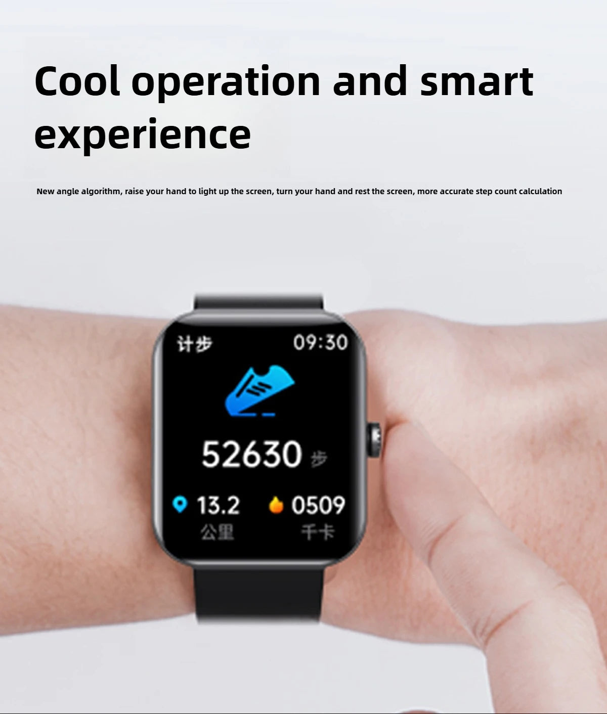 Temperature Monitoring Touch Screen  Blood Pressure Tracker Wearable Device Smartwatch Sports Fitness Tracker Voice Call Watch